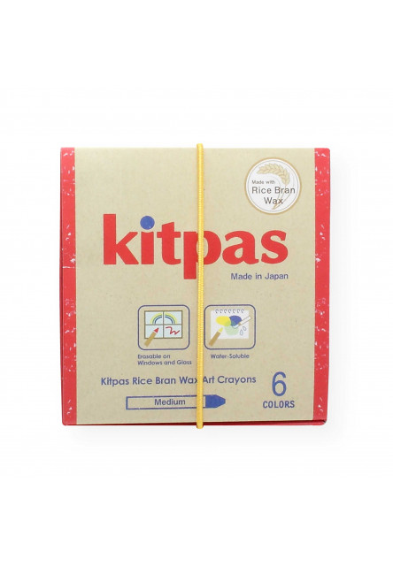 Kitpas voskové pastelky na sklo a papier (16 ks)