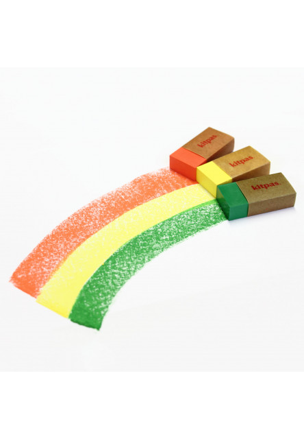 Kitpas Block voskové pastelky na sklo a papier 8ks (Hranaté)