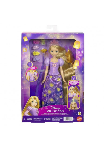 Disney Princess BÁBIKA RAPUNZEL SO ŽIARIACIMI VLASMI