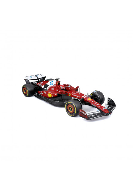 Bburago – RACE Formula F1 Ferrari SF-25 (2025) s helmou, #16 Charles Leclerc, 1:18