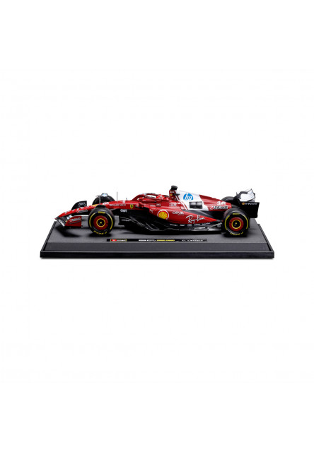 Bburago – RACE Formula F1 Ferrari SF-25 (2025) s helmou, #16 Charles Leclerc, 1:18