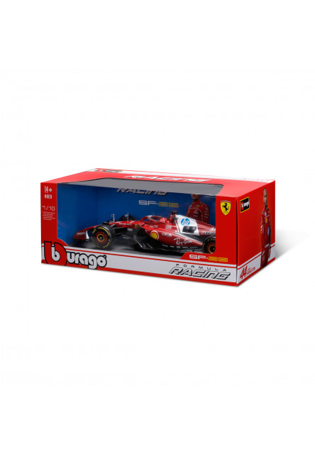 Bburago – RACE Formula F1 Ferrari SF-25 (2025) s helmou, #16 Charles Leclerc, 1:18