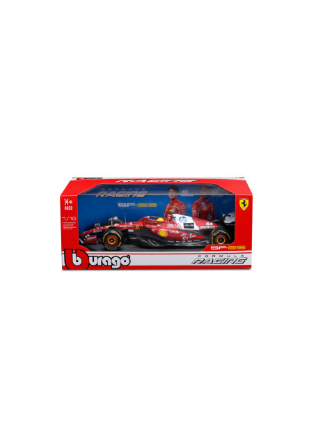 Bburago – RACE Formula F1 Ferrari SF-25 (2025) s helmou, #44 Lewis Hamilton, 1:18