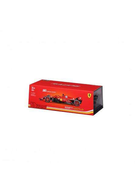 Bburago - RACE F1 v dekoratívnej krabičke, Ferrari SF-24 (2024), #16 Charles Leclerc, 1:24