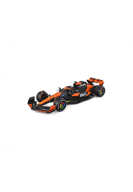 Bburago - RACE Formula F1, McLaren F1 Team MCL38 (2024) #81 (Oscar Piastri) - Hard case, 1:24