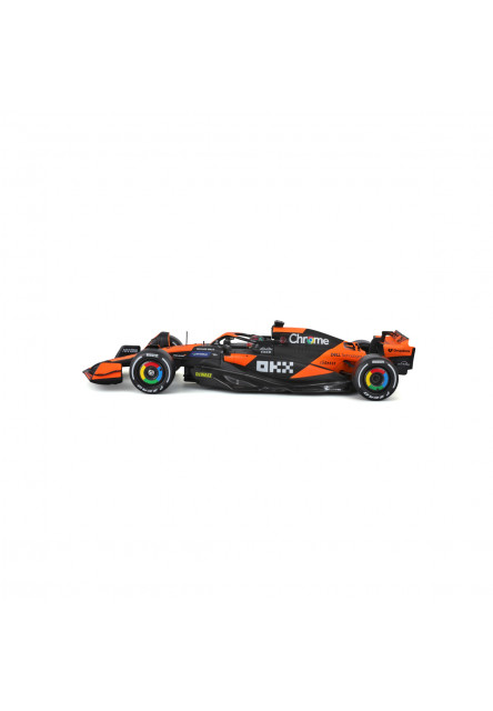 Bburago - RACE Formula F1, McLaren F1 Team MCL38 (2024) #81 (Oscar Piastri) - Hard case, 1:24