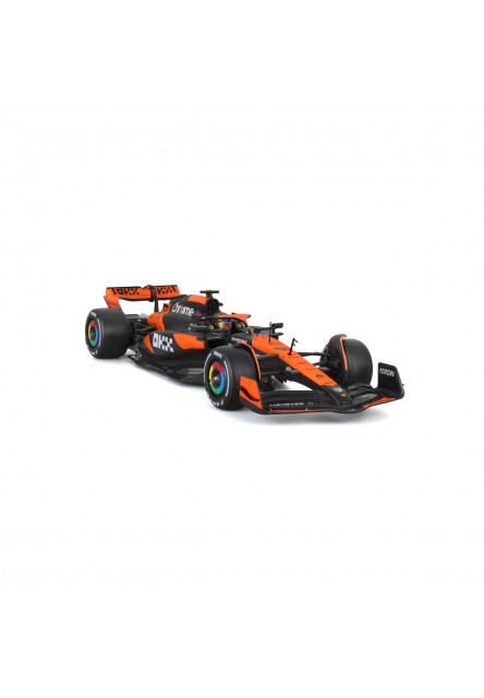 Bburago - RACE Formula F1, McLaren F1 Team MCL38 (2024) #81 (Oscar Piastri) - Hard case, 1:24