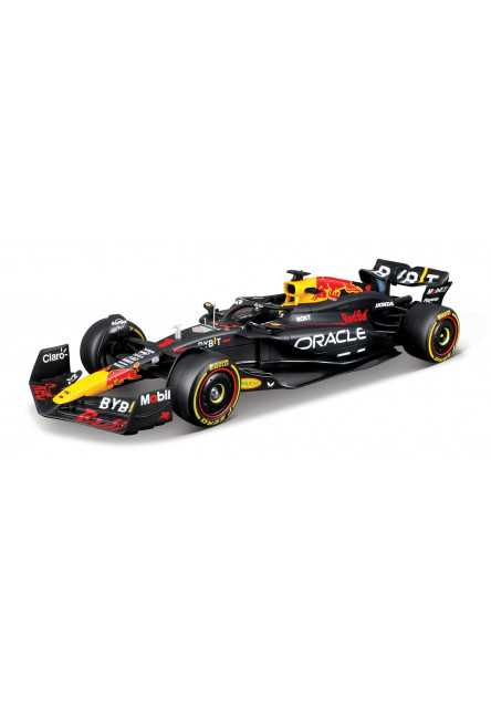 Bburago - RACE Formula F1 s figurkou jezdce, Oracle Red Bull Racing RB20 (2024) #1 Verstappen, 1:24