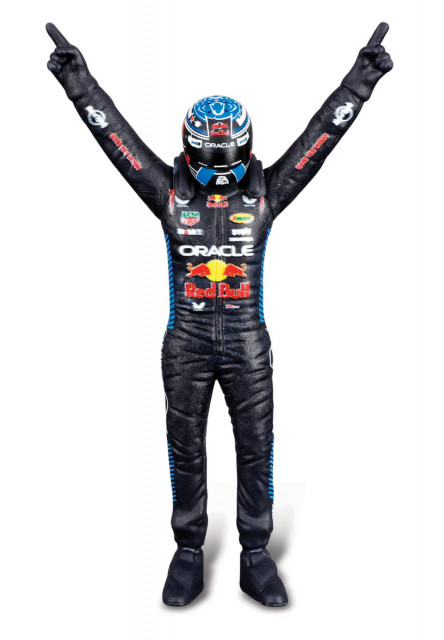 Bburago - RACE Formula F1 s figurkou jezdce, Oracle Red Bull Racing RB20 (2024) #1 Verstappen, 1:24
