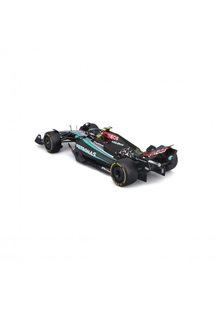 Bburago - RACE F1 v dekoratívnej krabičke, Mercedes-AMG Petronas W15 (2024) #44 Lewis Hamilton, 1:24