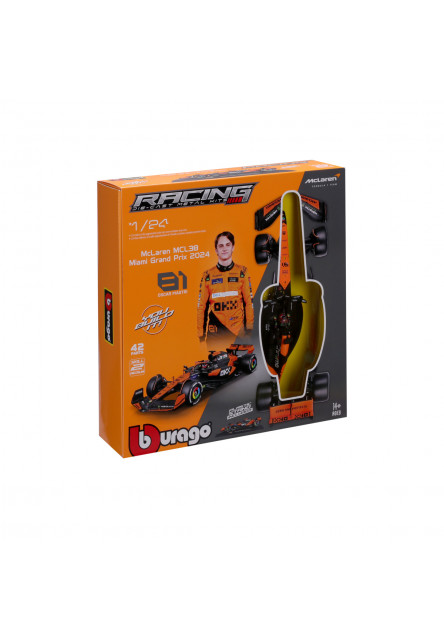 Bburago – RACING MODEL KIT, Formule McLaren Team MCL38 (2024), #81 Oscar Piastri