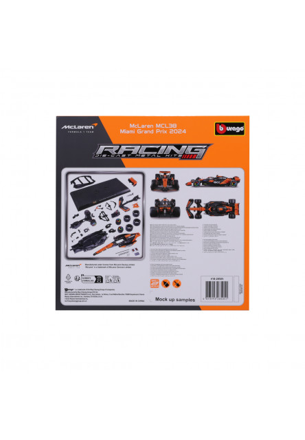 Bburago – RACING MODEL KIT, Formule McLaren Team MCL38 (2024), #81 Oscar Piastri
