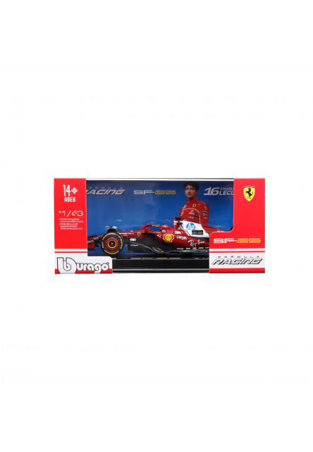 Bburago - RACE F1 v dekoratívnej krabičke, Ferrari SF-25 (2025), #16 Charles Leclerc, 1:43
