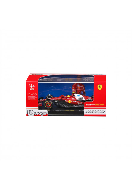 Bburago - RACE F1 v dekoratívnej krabičke, Ferrari SF-25 (2025), #44 Lewis Hamilton, 1:43