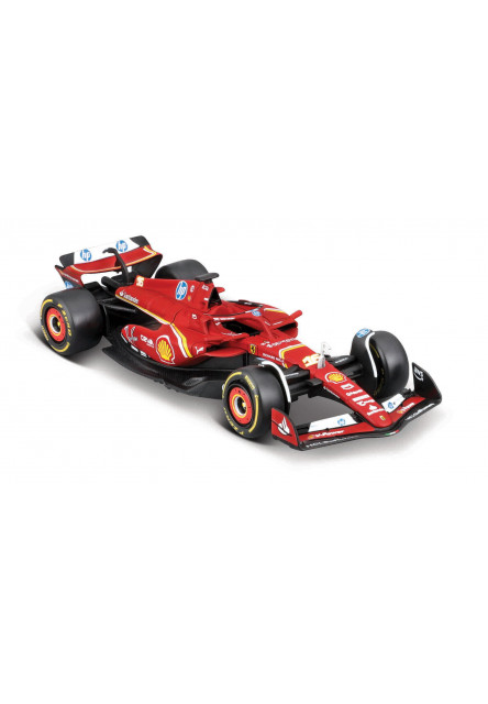 Bburago 1:43 Ferrari F1 + Nákladné auto - Iveco s prívesom + 1 Ferrari 1:43 SF-24 Charles Leclerck