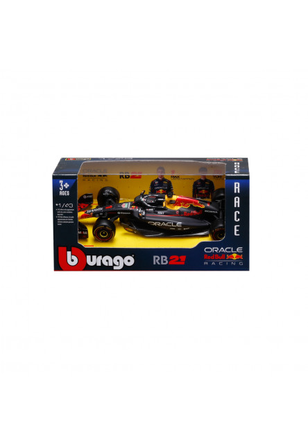 Bburago - RACE Formula F1, Oracle Red Bull Racing RB21 (2025), #1 Max Verstappen, 1:43