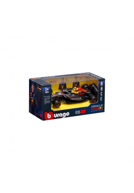 Bburago - RACE Formula F1, Oracle Red Bull Racing RB21 (2025), #22 Yuki Tsunoda, 1:43