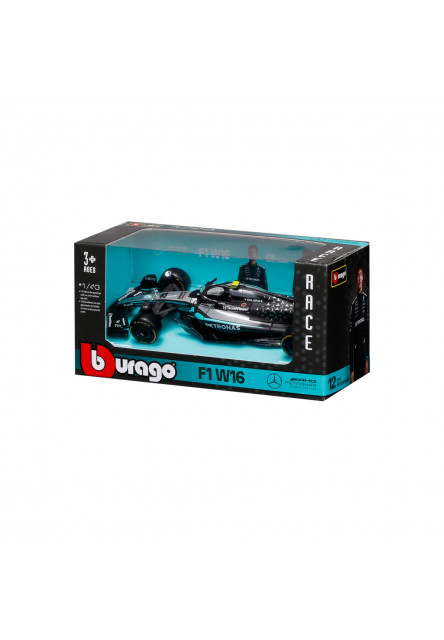 Bburago - RACE Formula F1, Mercedes-AMG Petronas W16 (2025), #12 Kimi Antonelli, 1:43