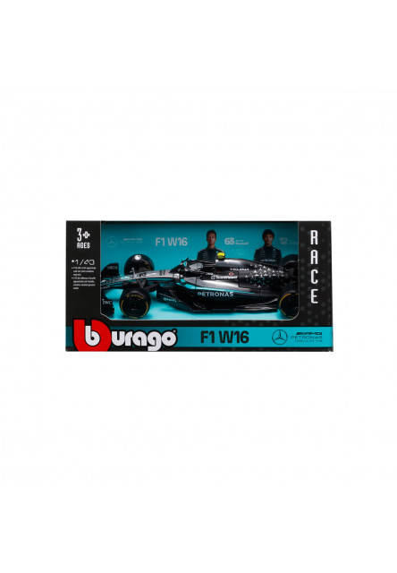 Bburago - RACE Formula F1, Mercedes-AMG Petronas W16 (2025), #12 Kimi Antonelli, 1:43
