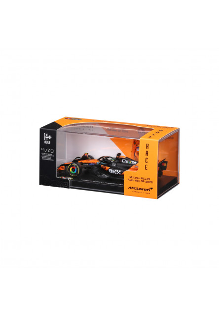 Bburago - RACE F1 v dekoratívnej krabičke, McLaren F1 MCL39 (2025) #81 Oscar Piastri, 1:43
