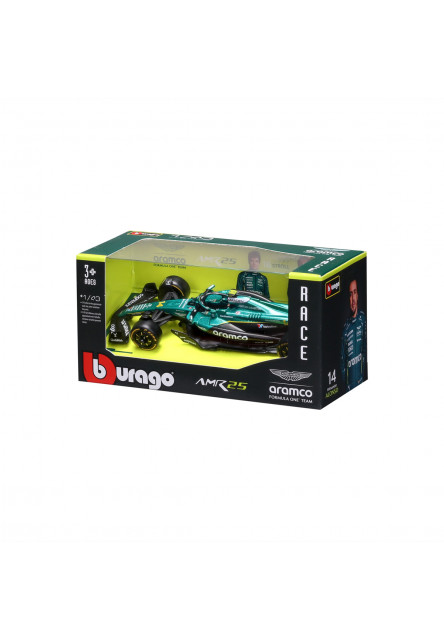 Bburago - RACE Formula F1, Aston Martin AMR25 (2025), #14 Fernando Alonso, 1:43