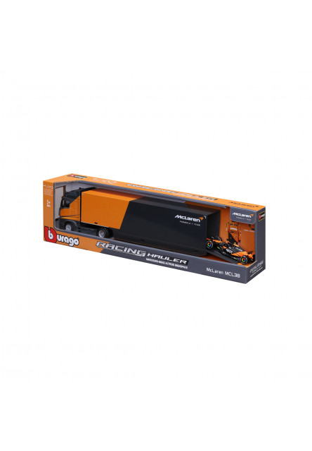 Bburago 1:43 F1 + Nákladné vozidlo - McLaren F1 MCL38 Lando Norris