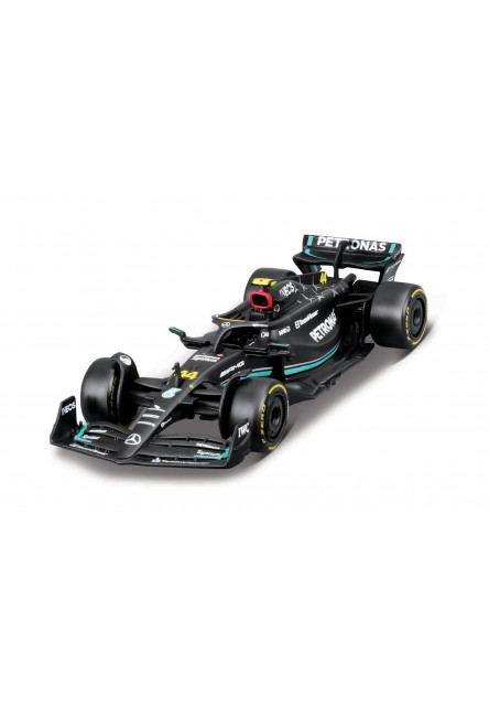 Bburago 1:43 F1 + Semi Truck - Mercedes-AMG Petronas F1 W15 Team Geroge Russell