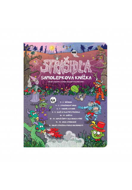 KČ Samolepková knížka Strašidla