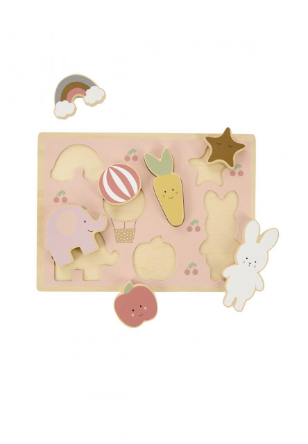 Puzzle vkládačka Zajíček a kamarádi