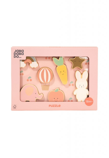Puzzle vkládačka Zajíček a kamarádi