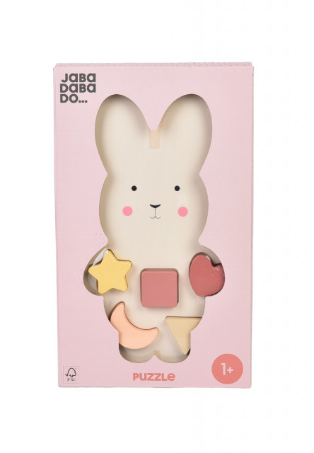 Vkládací dřevěné puzzle Zajíček