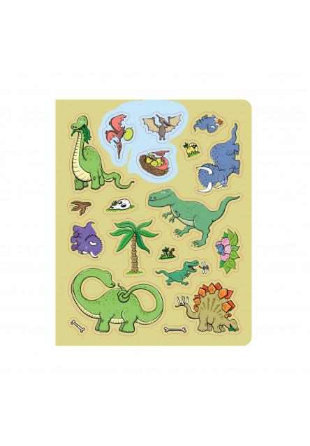 KČ Samolepková knížka Dinosauři