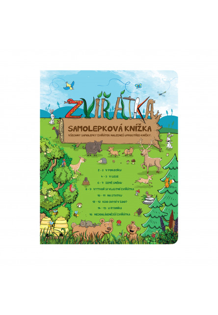 KČ Samolepková knížka Zvířátka