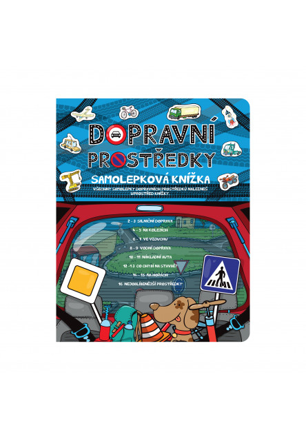 KČ Samolepková knížka Doprava