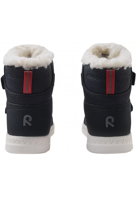 Detské zimné topánky s membránou Reima Pyrytys - Soft black