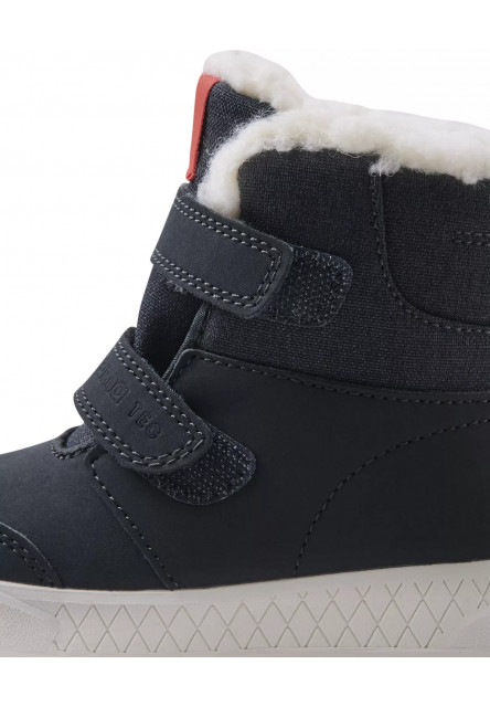 Detské zimné topánky s membránou Reima Pyrytys - Soft black