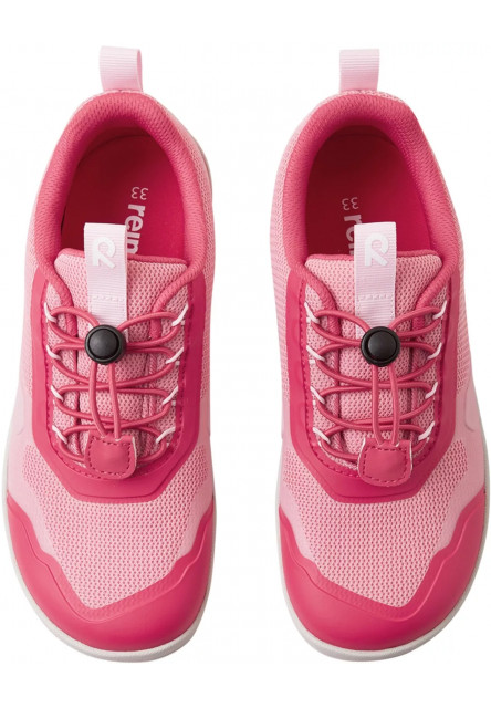 Detské barefoot topánky s membránou Reima Tallustelu - Sunset Pink