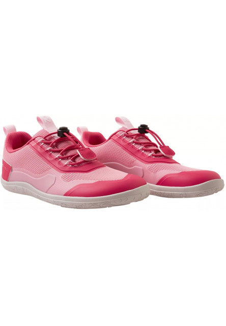 Detské barefoot topánky s membránou Reima Tallustelu - Sunset Pink