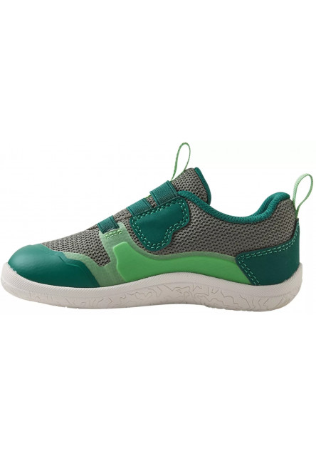 Detské barefoot topánky s membránou Reima Tepastelu - Greyish green