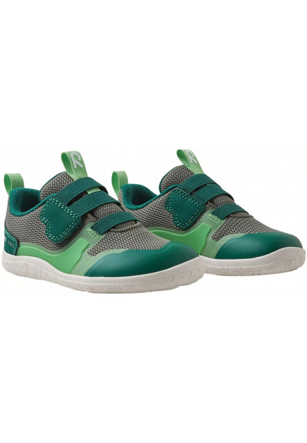 Detské barefoot topánky s membránou Reima Tepastelu - Greyish green