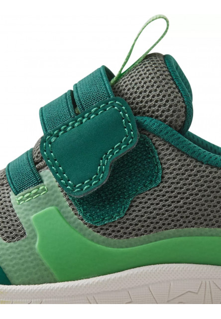 Detské barefoot topánky s membránou Reima Tepastelu - Greyish green