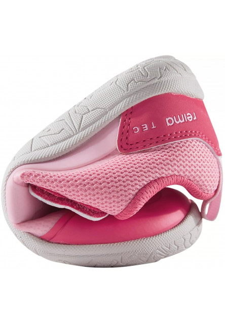 Detské barefoot topánky s membránou Reima Tepastelu - Sunset Pink