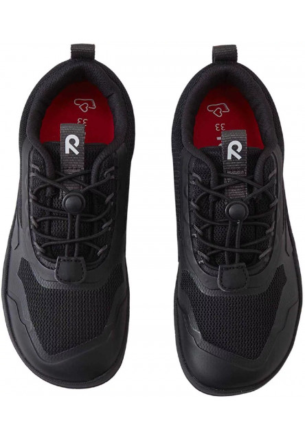 Detské barefoot topánky s membránou Reima Tallustelu - Black