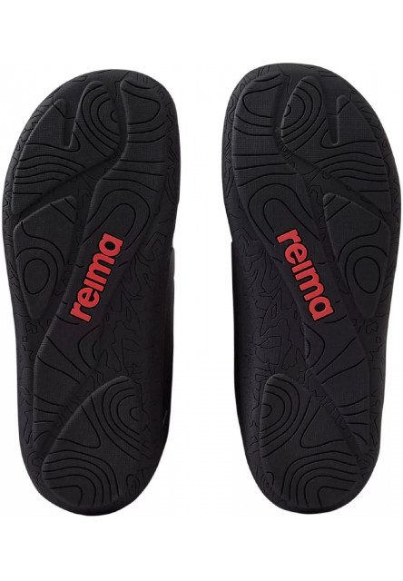 Detské barefoot topánky s membránou Reima Tallustelu - Black