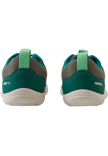 Detské barefoot topánky s membránou Reima Tallustelu - Greyish green