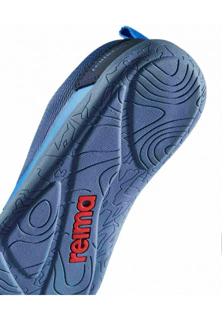 Detské barefoot topánky s membránou Reima Tallustelu - Blue Ocean