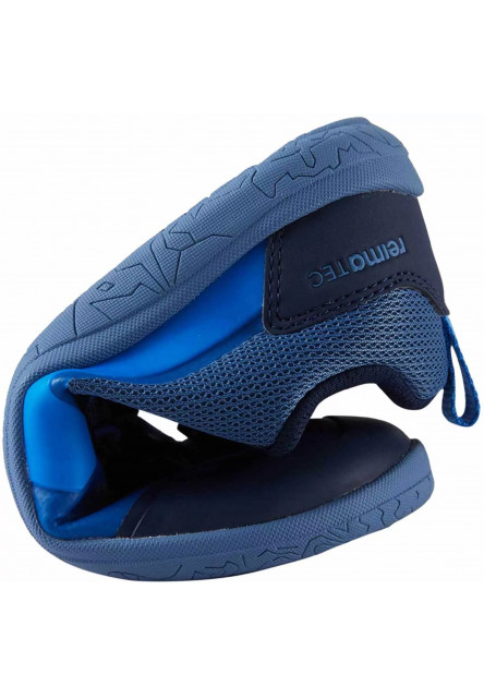 Detské barefoot topánky s membránou Reima Tallustelu - Blue Ocean