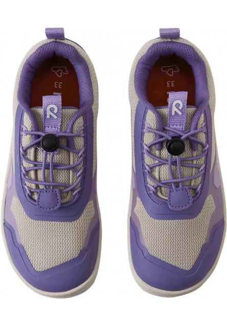 Detské barefoot topánky s membránou Reima Tallustelu - Light Beige