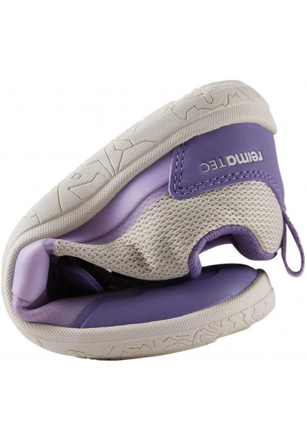 Detské barefoot topánky s membránou Reima Tallustelu - Light Beige