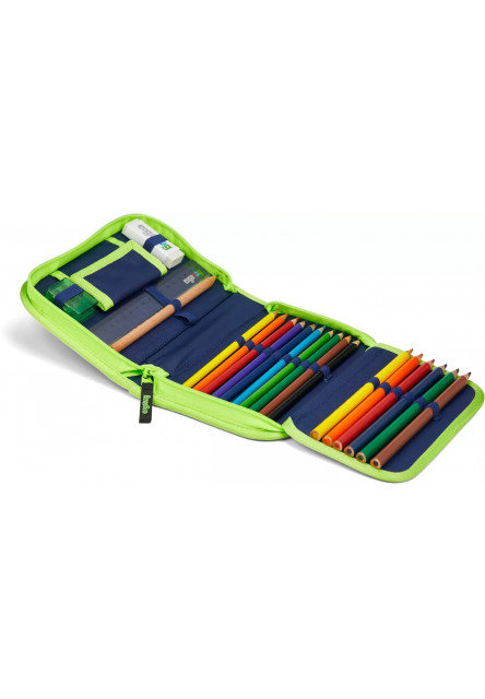 Školský peračník Ergobag Hard Pencil Case - CyBear Race
